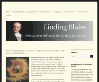 Findingblake.org.uk(William Blake poet artist visionary radical) Screenshot