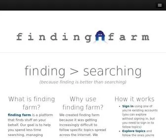 Findingfarm.com(Finding) Screenshot