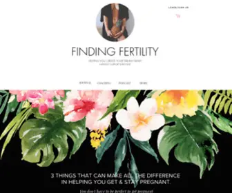 Findingfertility.co(Finding Fertility) Screenshot