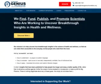 Findinggeniusfoundation.org(Finding Genius Podcast) Screenshot