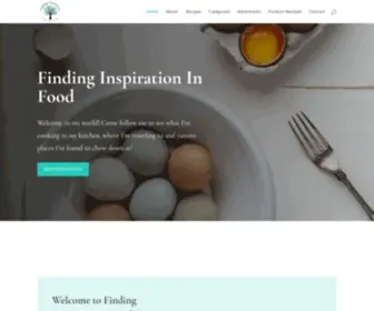 Findinginspirationinfood.com(Finding Inspiration) Screenshot