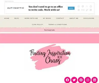 Findinginspirationinthechaos.blog(⋆) Screenshot