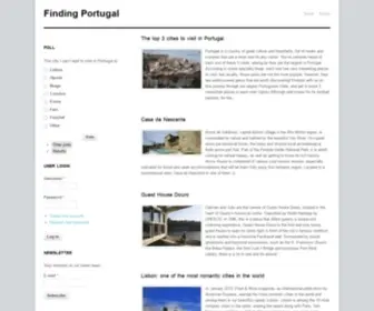 Findingportugal.com(Finding Portugal) Screenshot