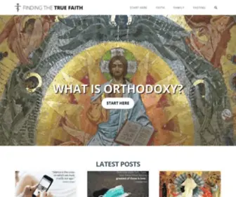 Findingthetruefaith.com(Finding The true Faith) Screenshot