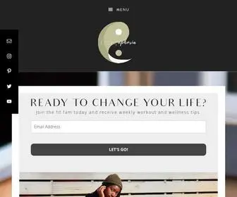 Findinguphoria.com(A Fitness Lifestyle Blog) Screenshot