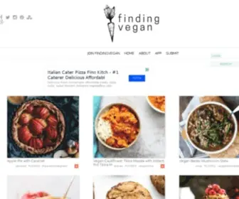 FindingVegan.com(Finding Vegan) Screenshot