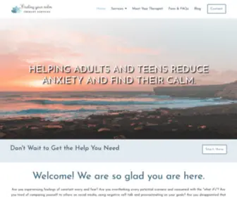 Findingyourcalmtherapy.com(April Masciana) Screenshot