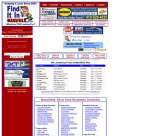 Finditinmansfield.com(Find It In Mansfield) Screenshot