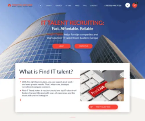 Findittalent.com(Find IT Talent) Screenshot