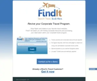 Findit.travel(Travelers shop the web for company) Screenshot