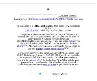 Findjar.com(JAR Search) Screenshot