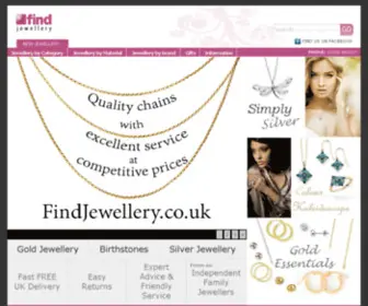 Findjewellery.co.uk(Findjewellery) Screenshot