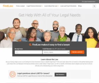 Findlaw.com(Find Laws) Screenshot