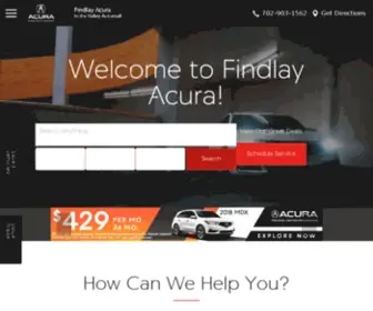 Findlayacura.com(Findlay Acura) Screenshot