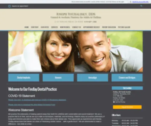 FindlaycosmetiCDentist.com(Findlay Dentist) Screenshot