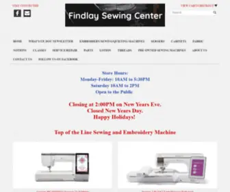 Findlaylimasewing.com(Findlay Sewing Center) Screenshot