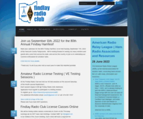 Findlayradioclub.org(Findlay Radio Club) Screenshot