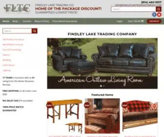 Findleylaketrading.com(Our Rustic Furniture) Screenshot