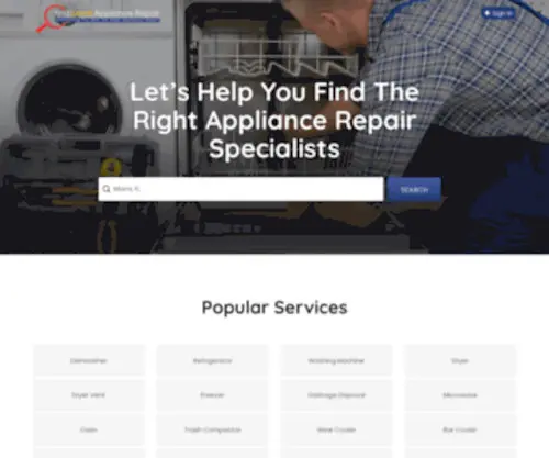 Findlocalappliancerepair.com(Findlocalappliancerepair) Screenshot