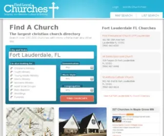 Findlocalchurches.com(Find A Church) Screenshot