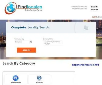 Findlocales.com(Complete Business Information in Bangalore) Screenshot