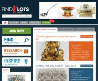 Findlotsonline.com(Find Lots Online) Screenshot