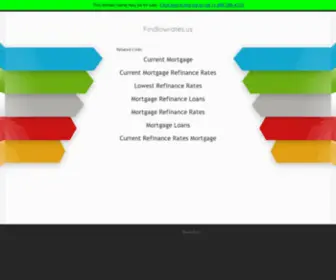 Findlowrates.us(Findlowrates) Screenshot