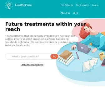 Findmecure.com(Findmecure) Screenshot