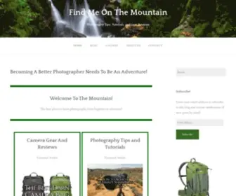 Findmeonthemountain.com(Becoming A Better Photographer Needs To Be An Adventure) Screenshot