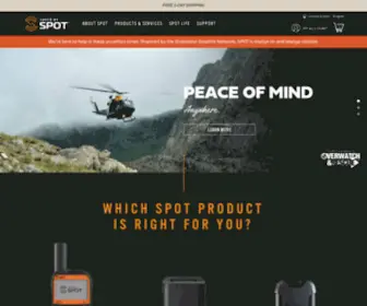 Findmespot.com(SPOT Satellite Communication Devices) Screenshot