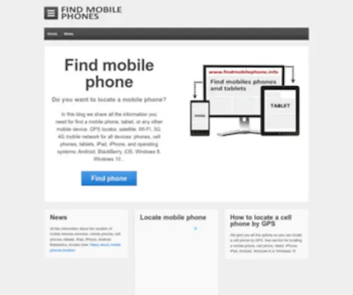 Findmobilephone.info(Findmobilephone info) Screenshot