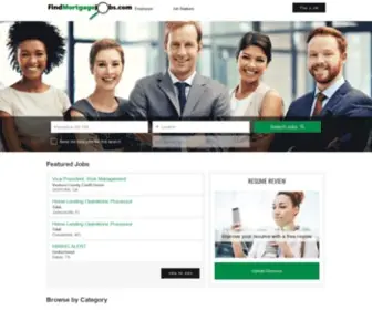 Findmortgagejobs.com(Mortgage Banking Jobs) Screenshot