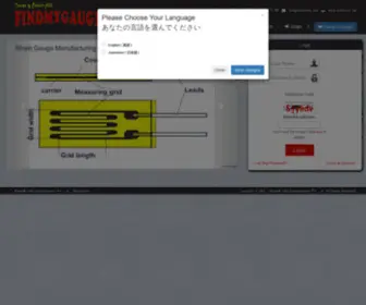 Findmygauge.com(Search the Smart Product) Screenshot