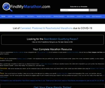 Findmymarathon.com(Your Complete Marathon Resource) Screenshot