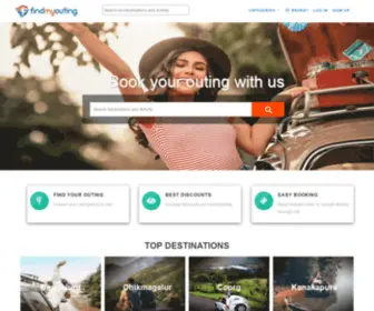 Findmyouting.com(Find My Outing) Screenshot