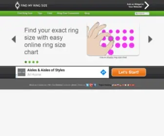 Findmyringsize.com(Ring Size Chart) Screenshot