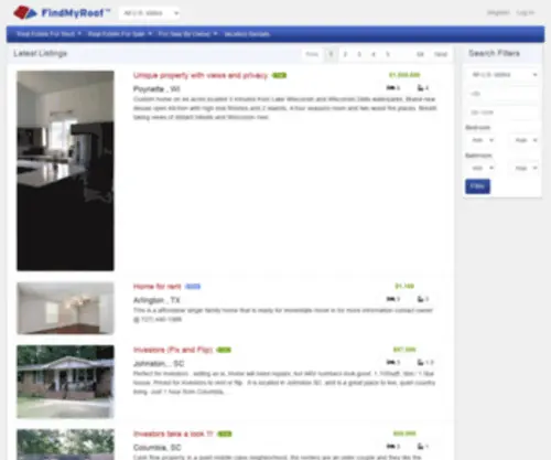 Findmyroof.com(Findmyroof-web-application) Screenshot