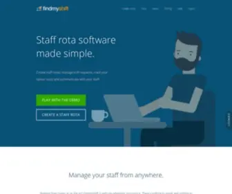 Findmyshift.co.uk(Staff Rota Software Made Simple) Screenshot