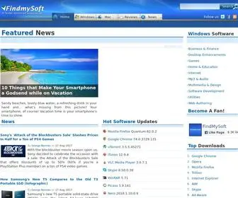 Findmysoft.com(Fast and free software download directory) Screenshot