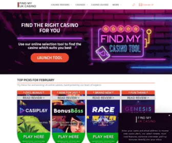 Findmyukcasino.com Screenshot