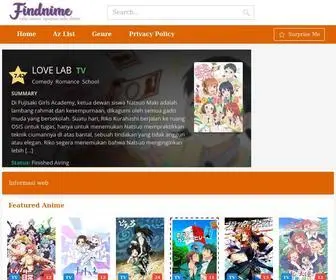 Findnime.com(Cari anime sub indo lengkap ada disini) Screenshot