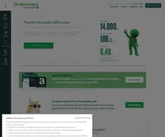 Findomestic.org(Finanziamenti, Prestiti e tanti servizi online) Screenshot