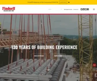 Findorff.com(Builders since 1890) Screenshot