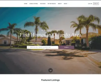 Findorlandoflhomes.com(Find Homes in Orlando Area) Screenshot