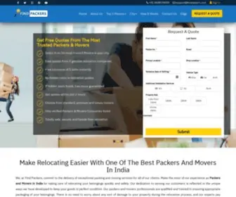 Findpackers.com(Best Packers And Movers In India) Screenshot