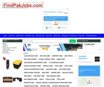 Findpakjobs.com(Find Pak Jobs) Screenshot