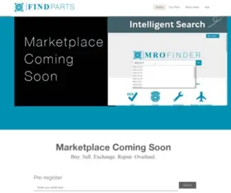 Findparts.aero(Aircraft Parts Market Network) Screenshot