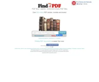 Findpdf.net(Find PDF Books) Screenshot