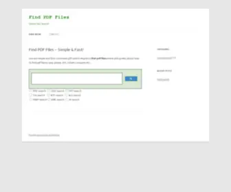 Findpdffiles.com(Find PDF Files) Screenshot