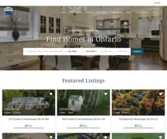 Findpeelhomes.com(Find Homes in Ontario) Screenshot